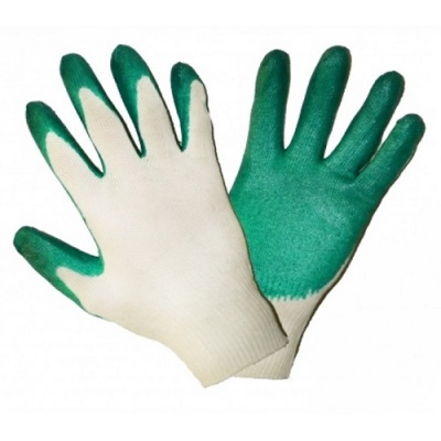 Перчатки с одинарным латексным покрытием ЛЮКС