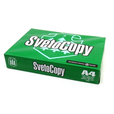 Бумага А4 SvetoCopy 80 г/м2 500л.