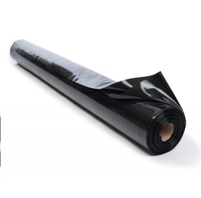 Пленка строительная п/э 100мкм (1,5*100) рукав чёрная
