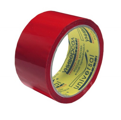 Клейкая лента красная 50мм*66Y